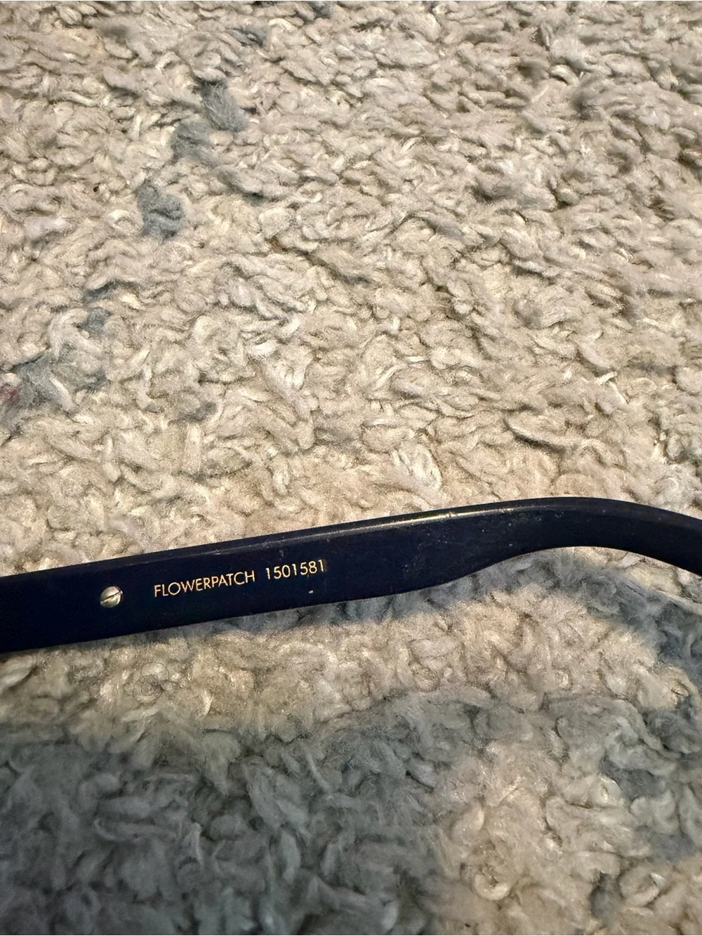 Karen Walker Flowerpatch Sunglasses 1501581 Two Tone Navy Olive Blue Lens